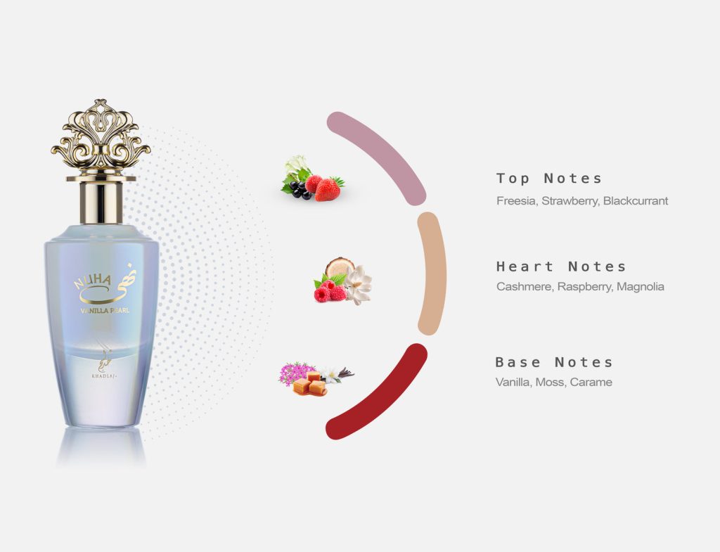 Khadlaj Nuha Vanilla Pearl 85ml Khadlaj Nuha Vanilla Pearl 85ml