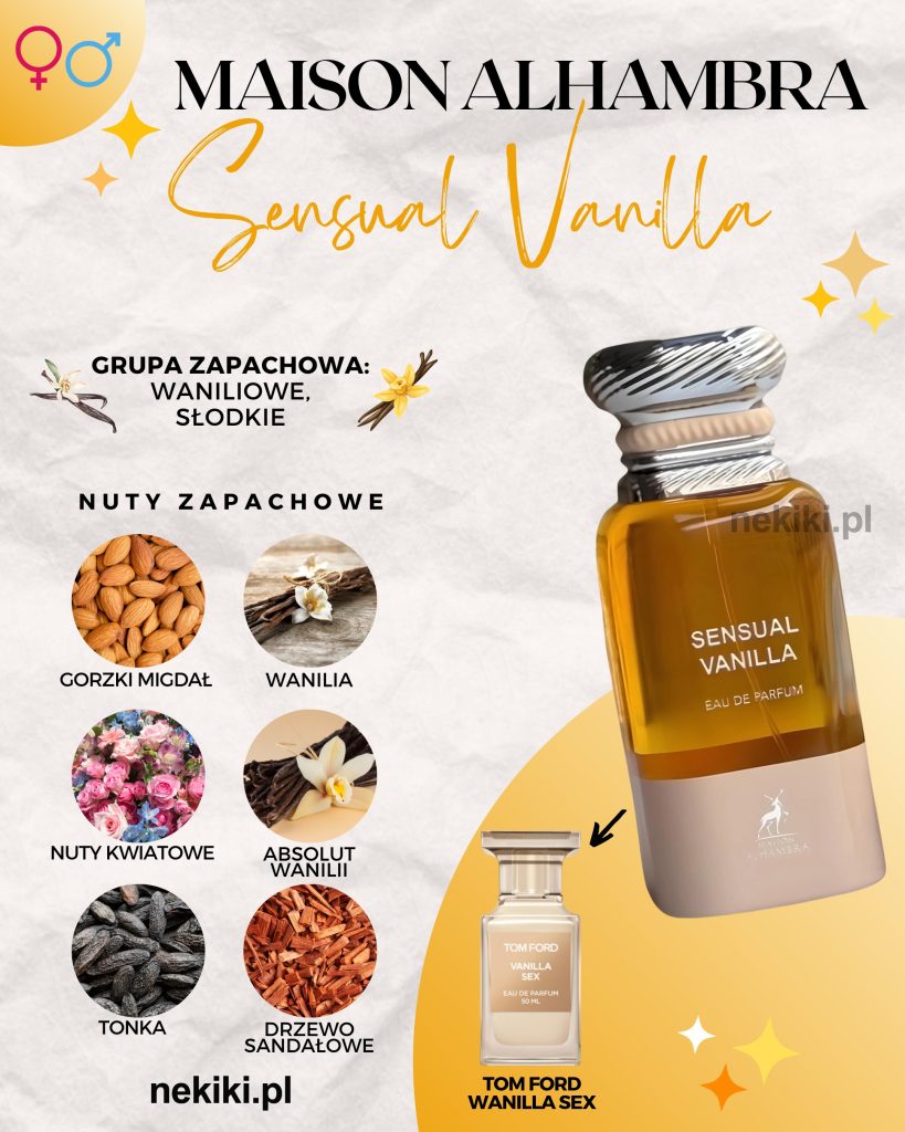 Maison Alhambra Sensual Vanilla 80ml Maison Alhambra Sensual Vanilla 80ml
