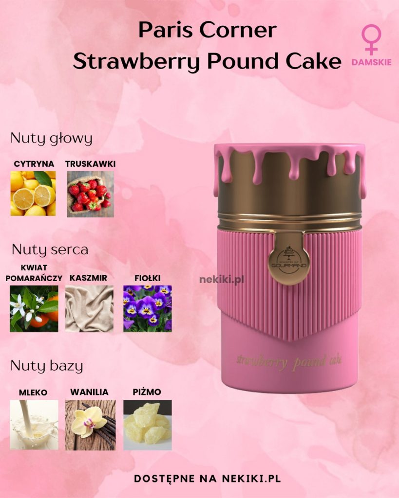 Paris Corner Strawberry Pound Cake 100ml Paris Corner Strawberry Pound Cake